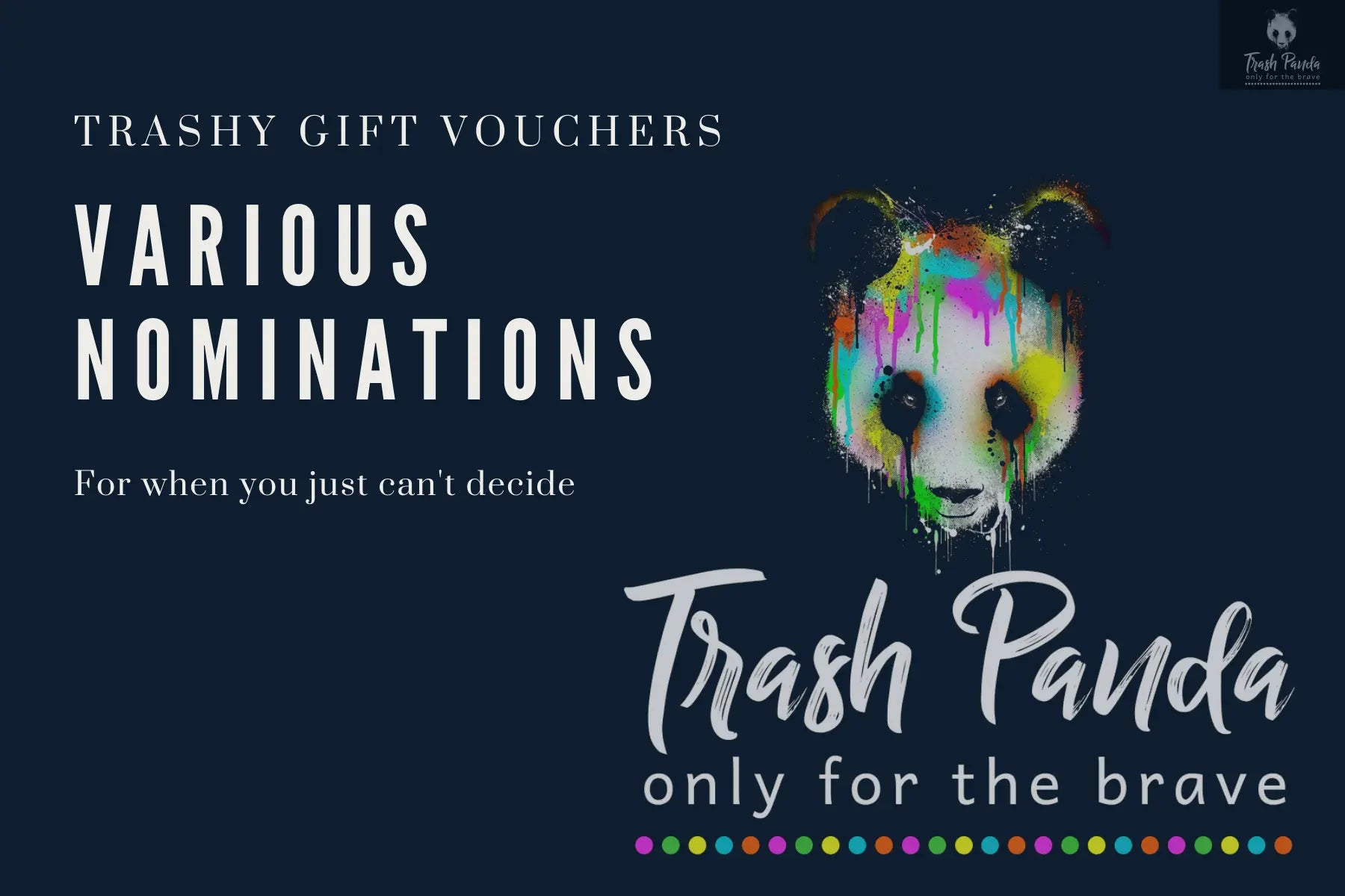 Trashy Gift Card Trash Panda